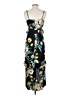 Eyeshadow 100% Rayon Floral Black Casual Dress Size S - photo 2