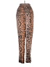 StyleStalker Animal Print Brown Casual Pants Size 8 - photo 1