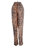 StyleStalker Animal Print Brown Casual Pants Size 8 - photo 2