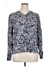 Caslon Paisley Blue Long Sleeve Blouse Size XL - photo 1
