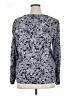 Caslon Paisley Blue Long Sleeve Blouse Size XL - photo 2