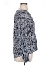 Caslon Paisley Blue Long Sleeve Blouse Size XL - photo 4