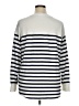 Workshop Republic Clothing Stripes White Pullover Sweater Size 1X - photo 2