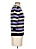 ModCloth Stripes Purple Turtleneck Sweater Size S - photo 4
