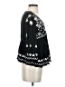 Meadow Rue 100% Viscose Solid Black 3/4 Sleeve Blouse Size S - photo 4