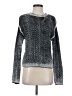 Steve Madden 100% Cotton Black Silver Pullover Sweater Size XS - photo 1