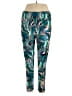 Assorted Brands Print Teal Leggings Size 10 (estimated) - photo 1