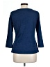 J. McLaughlin Blue 3/4 Sleeve T-Shirt Size L - photo 2