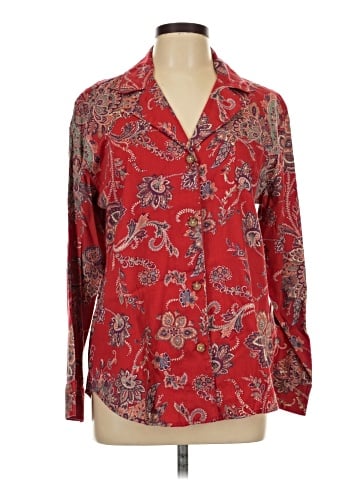 Lauren by Ralph Lauren Long Sleeve Blouse (view 1)