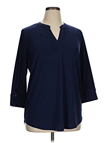 Anne Klein 3/4 Sleeve Blouse (view 1)