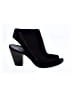 Paul Green 100% Leather Black Heels Size UK 5 1/2 / US 7 1/2 - photo 1