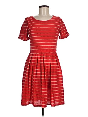 Bordeaux Casual Dress (view 1)