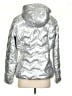 Time and Tru 100% Polyester Metallic Silver Snow Jacket Size S - photo 2