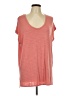 LUXE Pink Short Sleeve Top Size L - photo 1