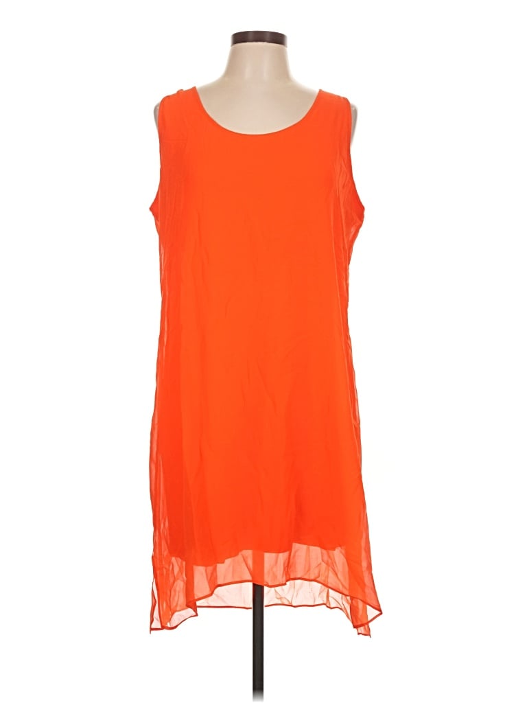Pre-owned Soft Surroundings Casual Dress In Orange