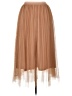 Unbranded Tan Casual Skirt Size XL (estimated) - photo 1