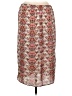 Chenault 100% Polyester Paisley Red Casual Skirt Size M - photo 2