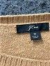 J.Crew Metallic Tan Pullover Sweater Size M - photo 7