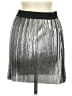 Pull&Bear Metallic Silver Formal Skirt Size M - photo 2