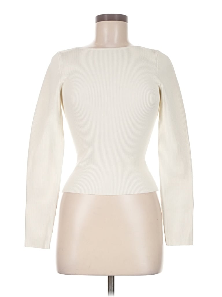 Pre-owned Babaton Turtleneck Sweater In Ivory