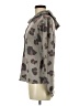 Brigitte Brianna Animal Print Gray Sweatshirt Size M - photo 5