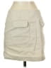 Express Solid Ivory Tan Casual Skirt Size 3 - 4 - photo 2