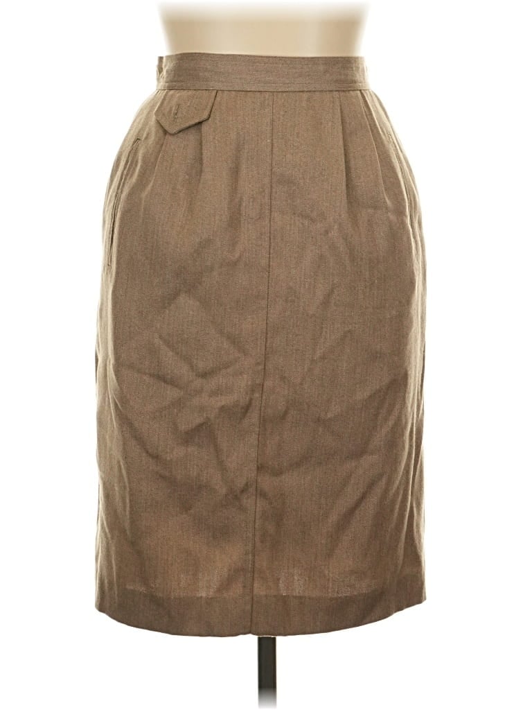 Pre-owned Lizsport Formal Skirt In Tan