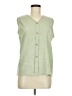 Unbranded 100% Polyester Green Sleeveless Blouse Size M - photo 1