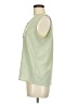 Unbranded 100% Polyester Green Sleeveless Blouse Size M - photo 5