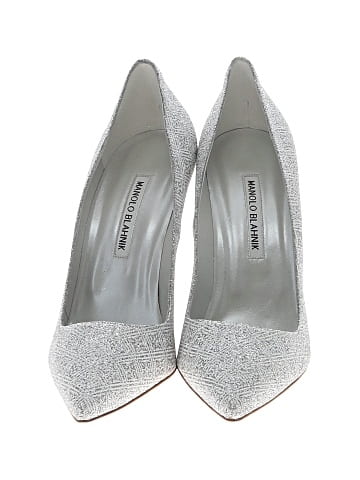 Manolo Blahnik Glitter Pumps (view 2)
