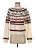 ASOS 100% Acrylic Print Ivory Pullover Sweater Size 2 - photo 1