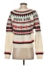 ASOS 100% Acrylic Print Ivory Pullover Sweater Size 2 - photo 2