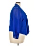 City Chic Blue 3/4 Sleeve Blouse Size 22 Plus (XL) - photo 4