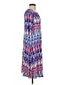 Chico's Print Blue Casual Dress Size XS (00) - photo 4