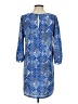 Piperlime Print Blue Casual Dress Size S - photo 2