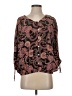 J.Jill Brown 3/4 Sleeve Blouse Size S - photo 1