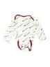Champion Print Ivory White Long Sleeve Onesie 6-9 MO / 9 MO - photo 1
