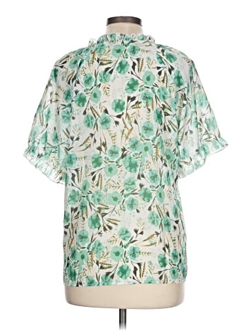 Allegra K Short Sleeve Blouse (view 2)