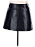 Gap Solid Black Faux Leather Skirt Size 16 - photo 1
