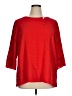 MULTIPLES 100% Polyester Red 3/4 Sleeve Blouse Size XL - photo 1