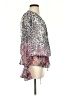 Analili 100% Polyester Silver 3/4 Sleeve Blouse Size S - photo 4