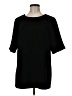 BCBGeneration 100% Polyester Black Short Sleeve Top Size M - photo 1