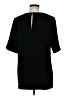 BCBGeneration 100% Polyester Black Short Sleeve Top Size M - photo 2