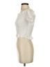 Lyaner Ivory Short Sleeve Blouse Size XS - photo 5