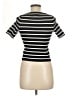Happily Grey 100% Polyester Black Short Sleeve Top Size M - photo 2