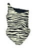 MICHAEL Michael Kors Animal Print Black Ivory Reversible One Piece Swimsuit Size M (estimated) - photo 2