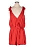 Guess 100% Rayon Solid Red Romper Size M - photo 1