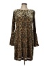 ECI Paisley Brown Cocktail Dress Size L (estimated) - photo 1