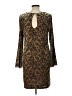 ECI Paisley Brown Cocktail Dress Size L (estimated) - photo 2