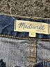 Madewell 100% Cotton Blue Denim Shorts Size 27 waist - photo 3